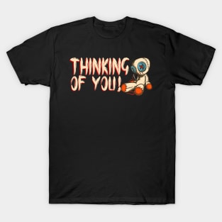 Thinking of you - Funny Voodoo Doll Horror gift T-Shirt